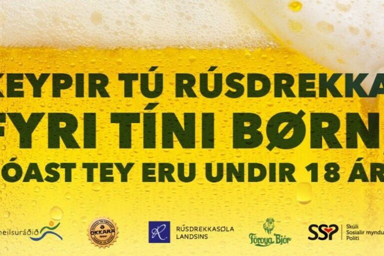 Keypir tú rúsdrekka fyri tíni børn, hóast tey eru undir 18 ár?
